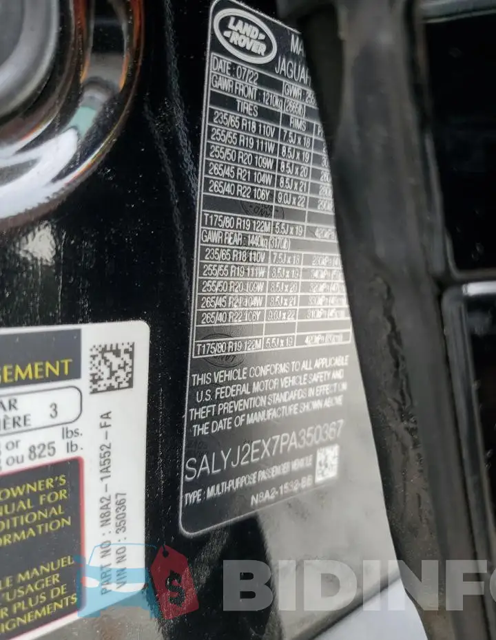 SALYJ2EX7PA350367 Photo# 13