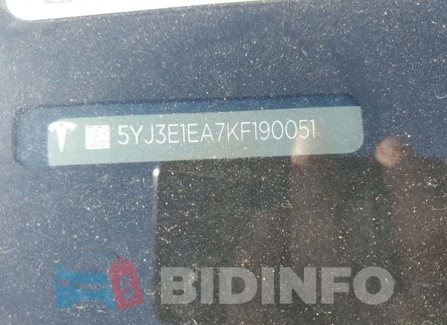 5YJ3E1EA7KF190051 Photo# 12