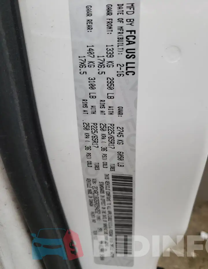 2C4RC1BG5GR294252 Photo# 13