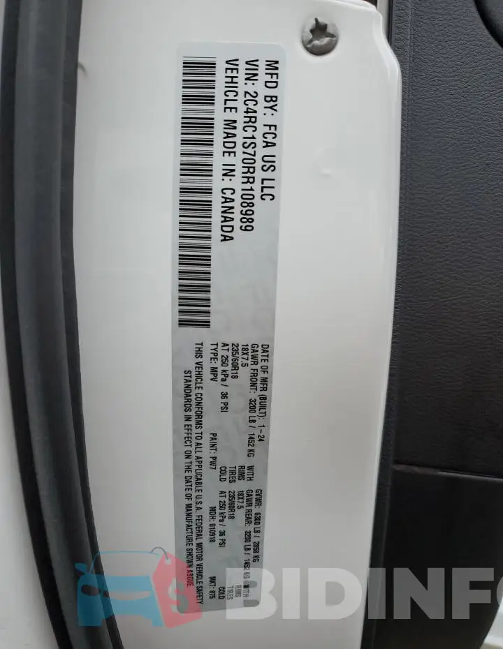 2C4RC1S70RR108989 Photo# 13