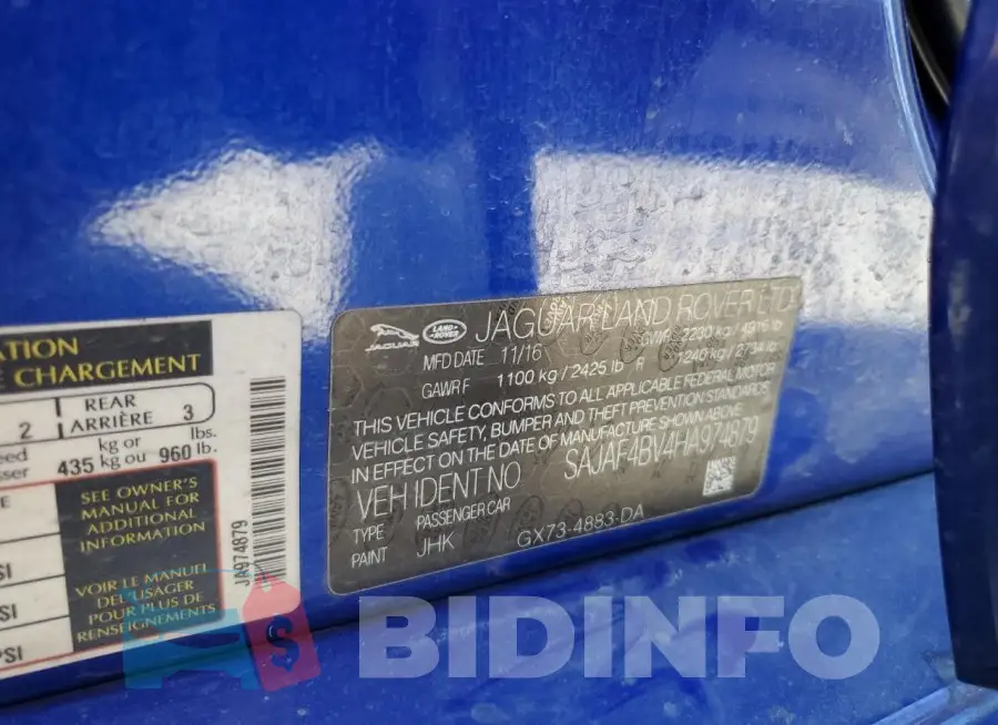 SAJAF4BV4HA974879 Photo# 13