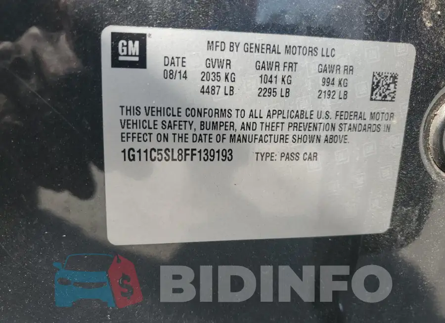 1G11C5SL8FF139193 Photo# 12