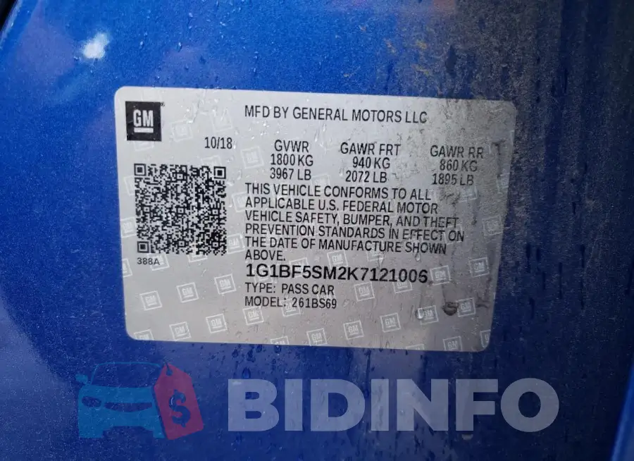1G1BF5SM2K7121006 Photo# 13