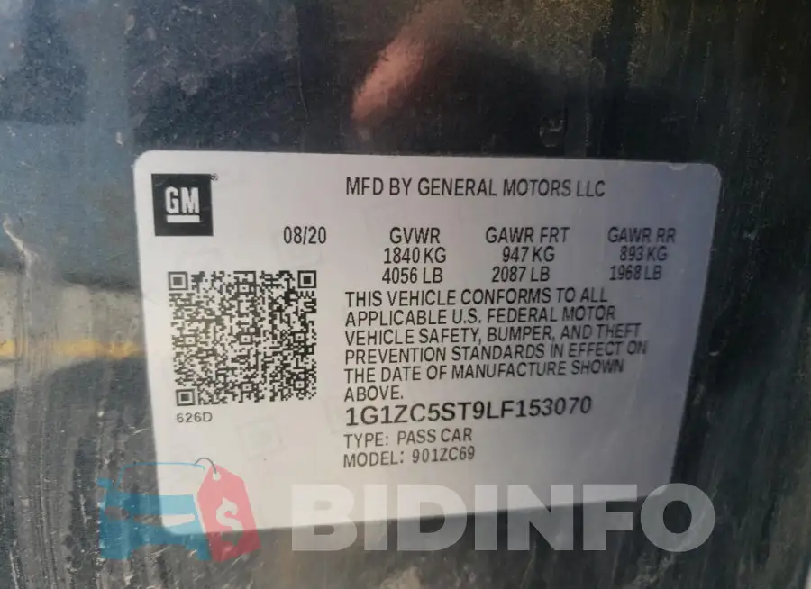 1G1ZC5ST9LF153070 Photo# 13