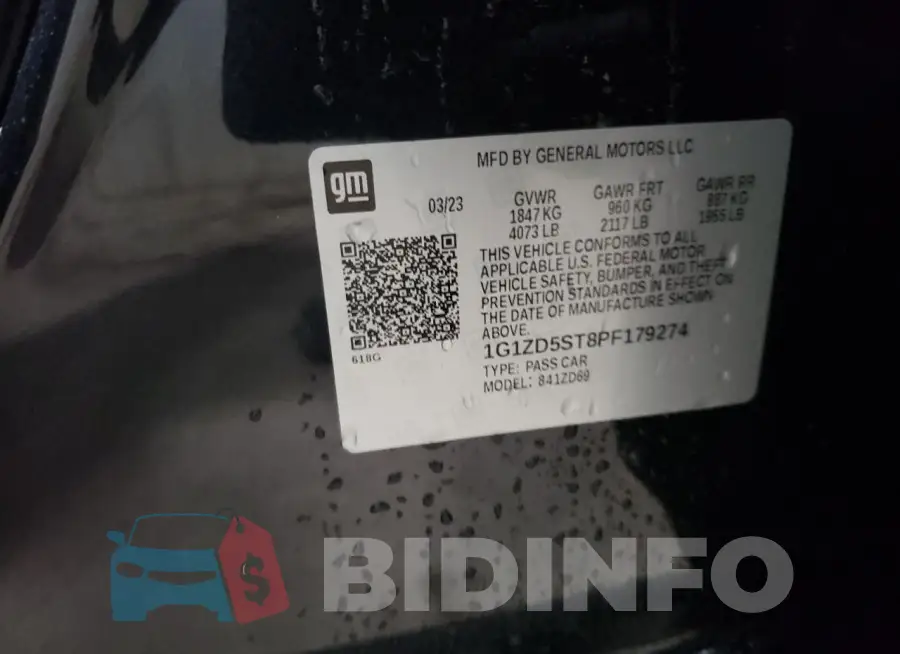 1G1ZD5ST8PF179274 Photo# 13