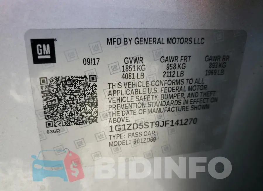 1G1ZD5ST9JF141270 Photo# 12