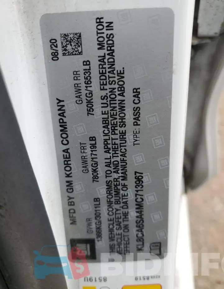 KL8CA6SA4MC713967 Photo# 13