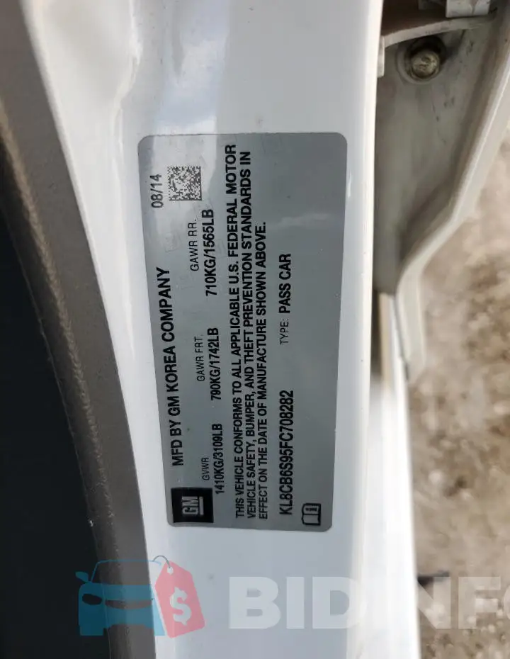 KL8CB6S95FC708282 Photo# 12
