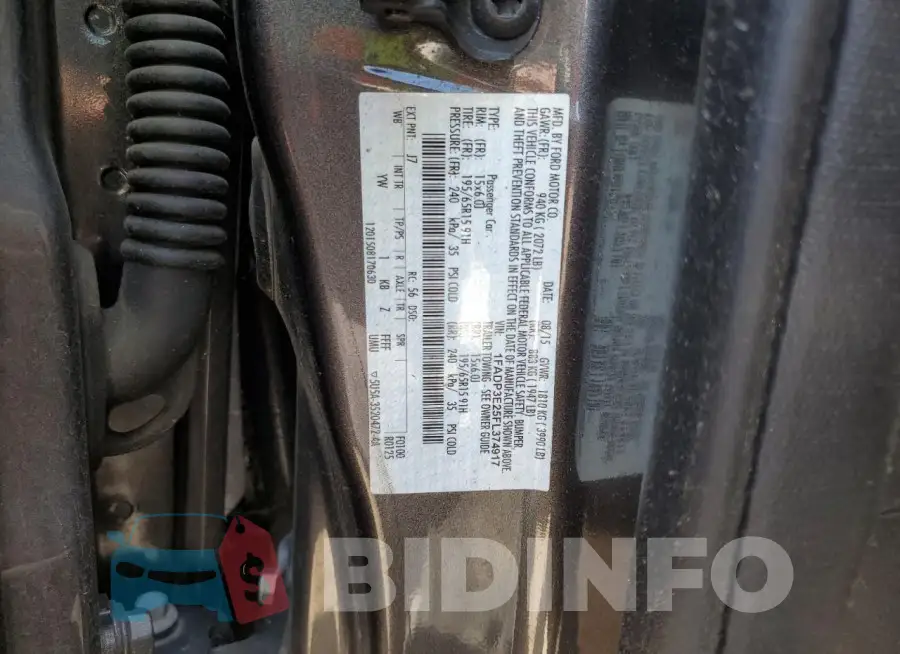 1FADP3E25FL374917 Photo# 12
