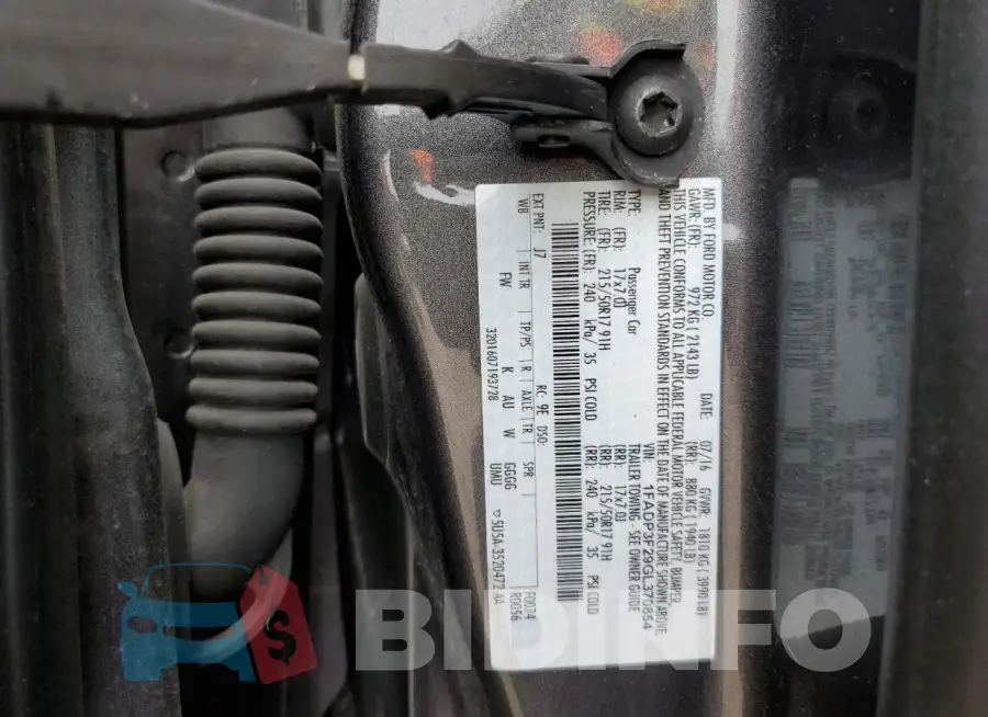 1FADP3F29GL370854 Photo# 12