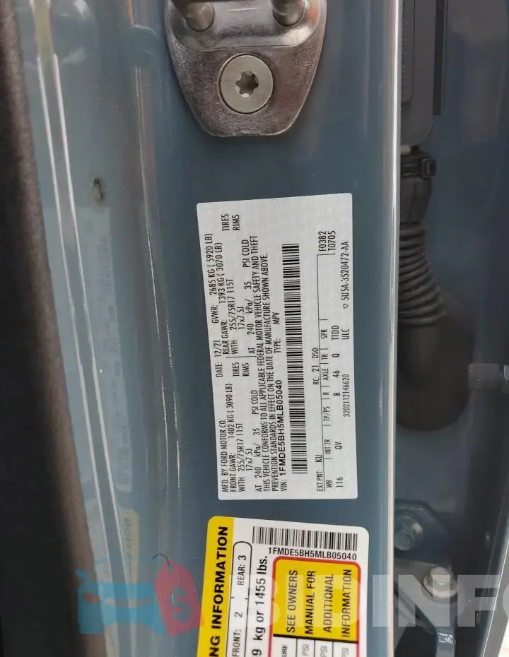 1FMDE5BH5MLB05040 Photo# 12