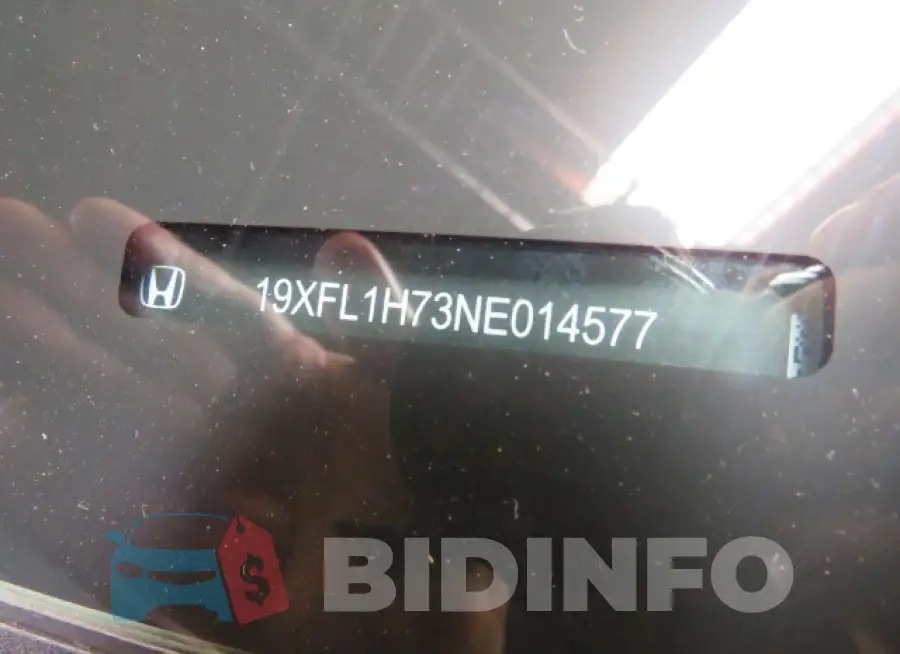 19XFL1H73NE014577 Photo# 10