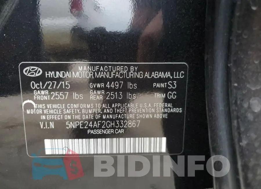 5NPE24AF2GH332867 Photo# 12