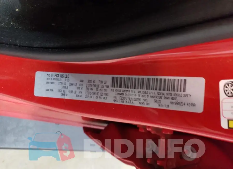 1C6SRFLT4LN118638 Photo# 12