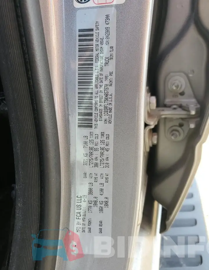 1C6SRFLT5KN857970 Photo# 12