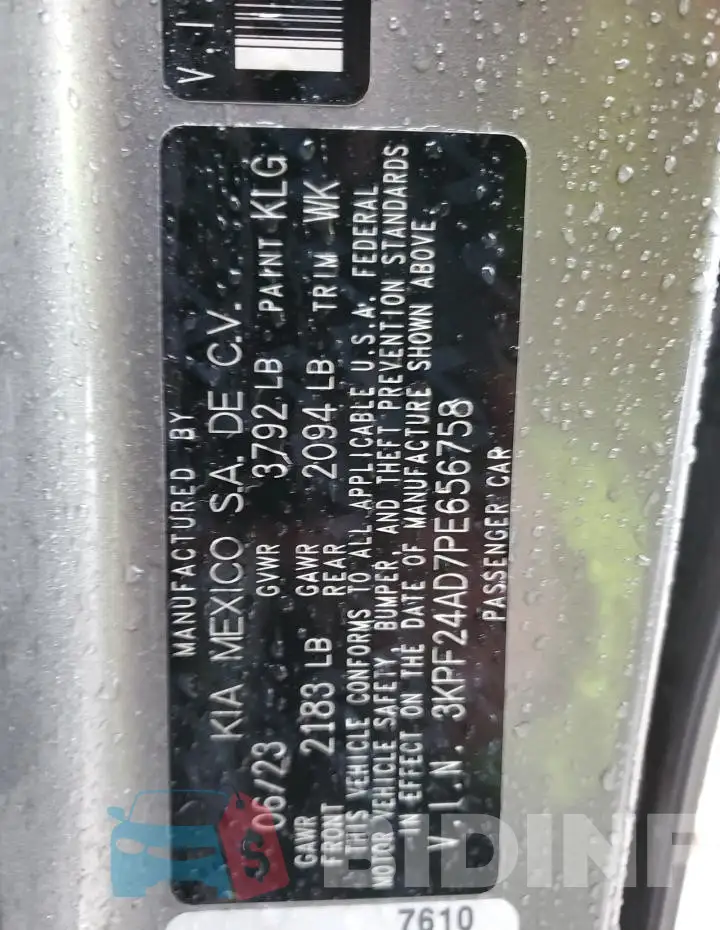 3KPF24AD7PE656758 Photo# 12