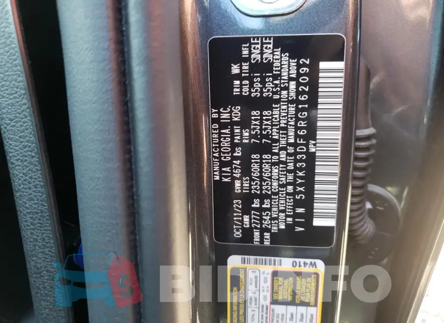 5XYK33DF6RG162092 Photo# 13