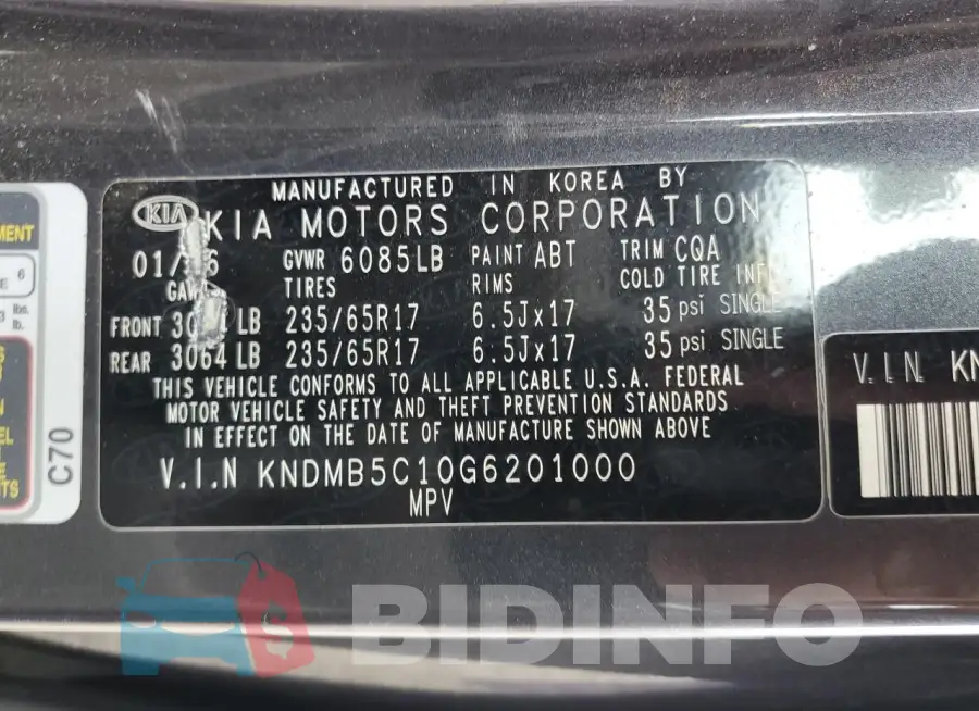KNDMB5C10G6201000 Photo# 13