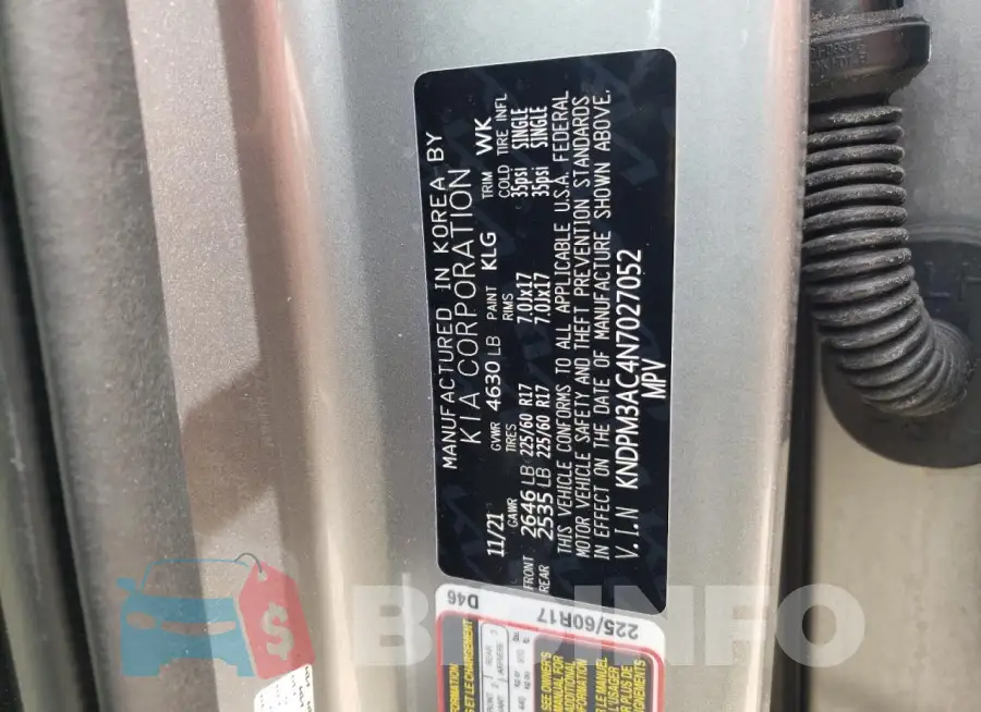 KNDPM3AC4N7027052 Photo# 14