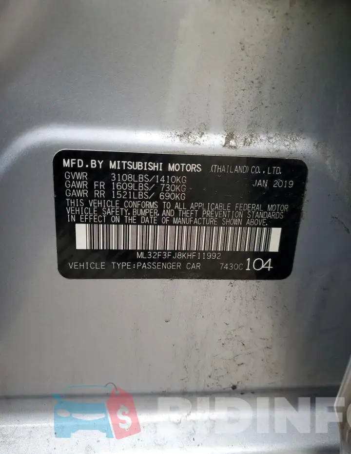 ML32F3FJ8KHF11992 Photo# 13