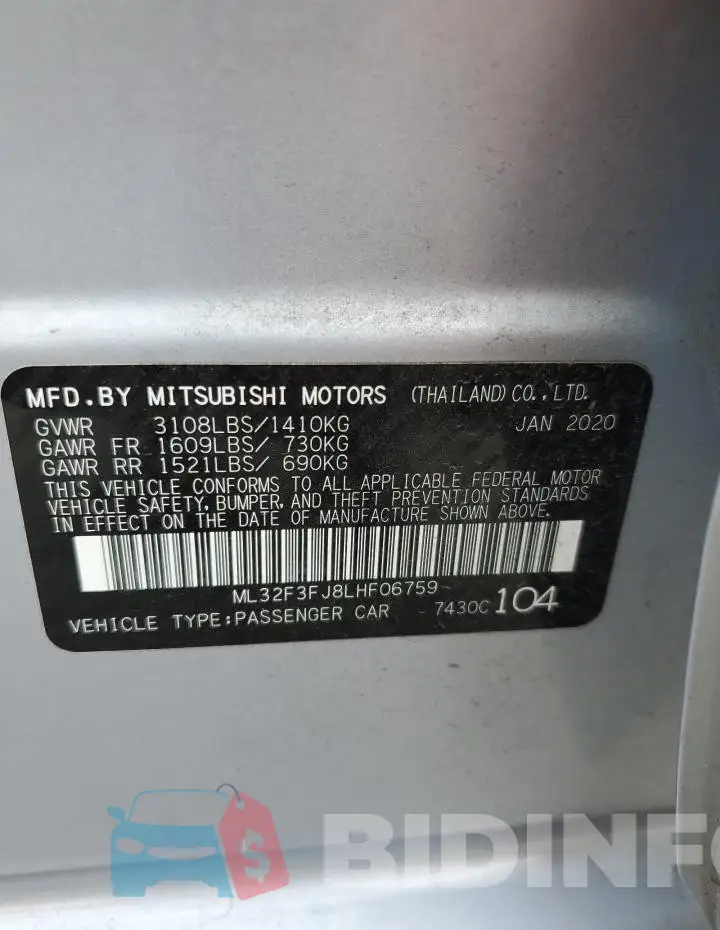 ML32F3FJ8LHF06759 Photo# 12