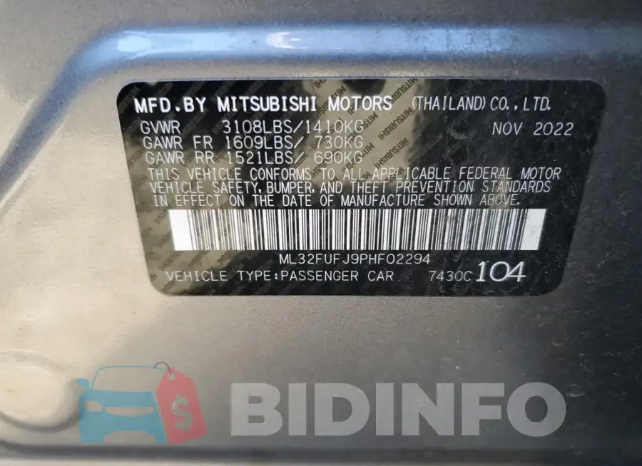 ML32FUFJ9PHF02294 Photo# 13