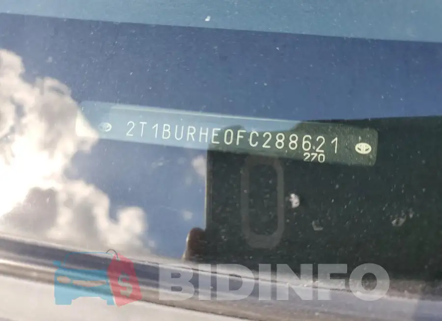 2T1BURHE0FC288621 Photo# 12
