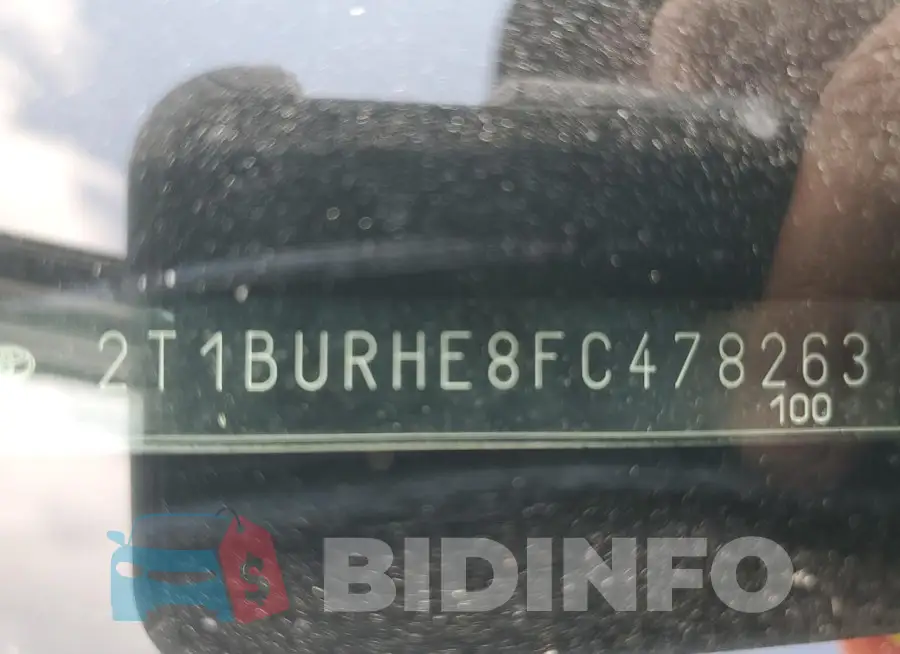 2T1BURHE8FC478263 Photo# 12
