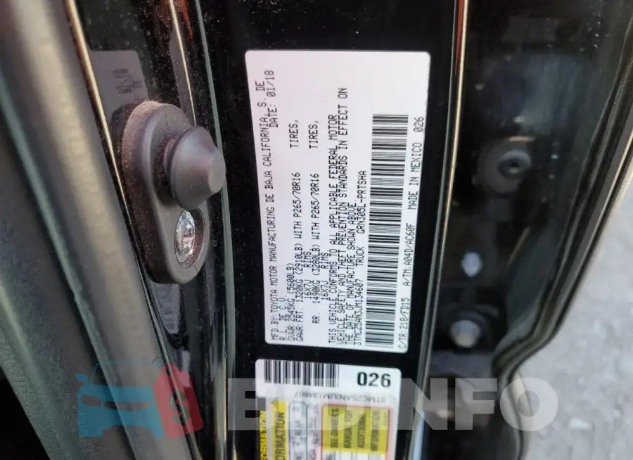 3TMCZ5AN3JM134607 Photo# 13