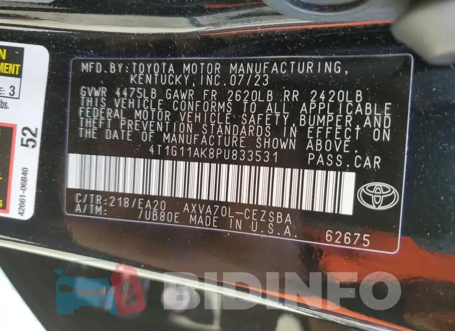 4T1G11AK8PU833531 Photo# 13