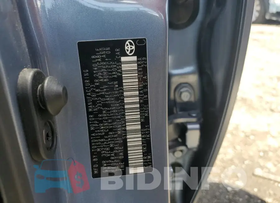 5YFB4MDE9PP076293 Photo# 12