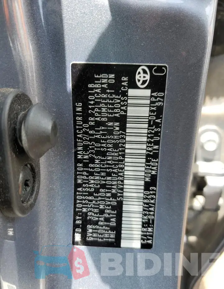 5YFVPRAE8LP112037 Photo# 12