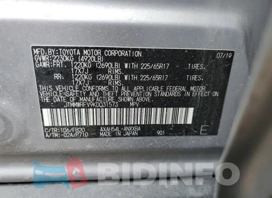 JTMMWRFV9KD031573 Photo# 12