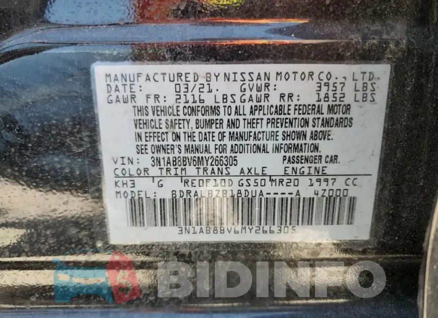3N1AB8BV6MY266305 Photo# 12