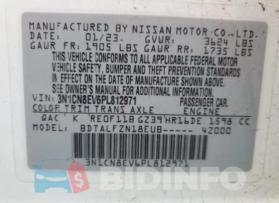 3N1CN8EV6PL812971 Photo# 12