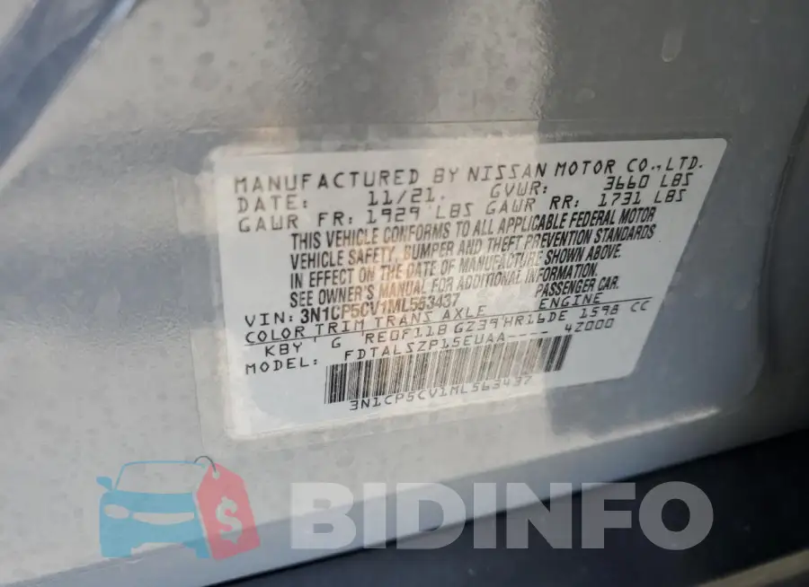 3N1CP5CV1ML563437 Photo# 13