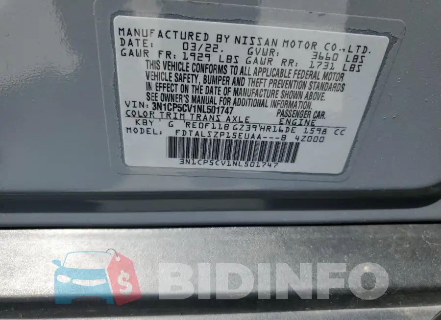 3N1CP5CV1NL501747 Photo# 12