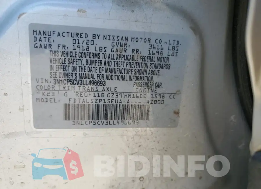 3N1CP5CV3LL496693 Photo# 12
