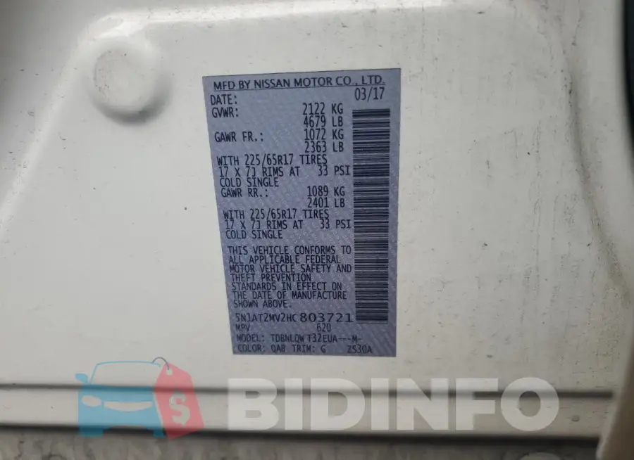 5N1AT2MV2HC803721 Photo# 12