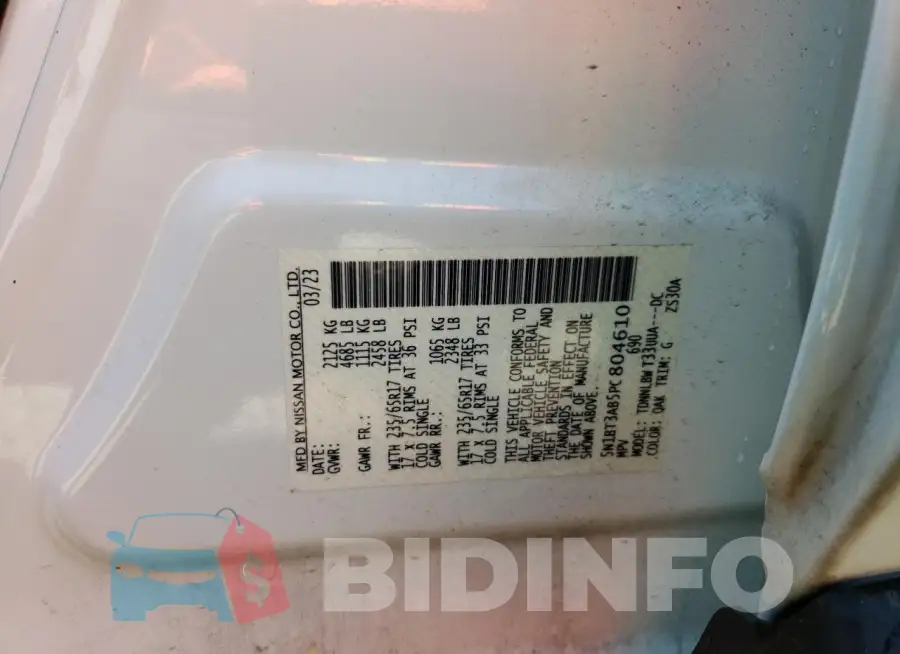 5N1BT3AB5PC804610 Photo# 13