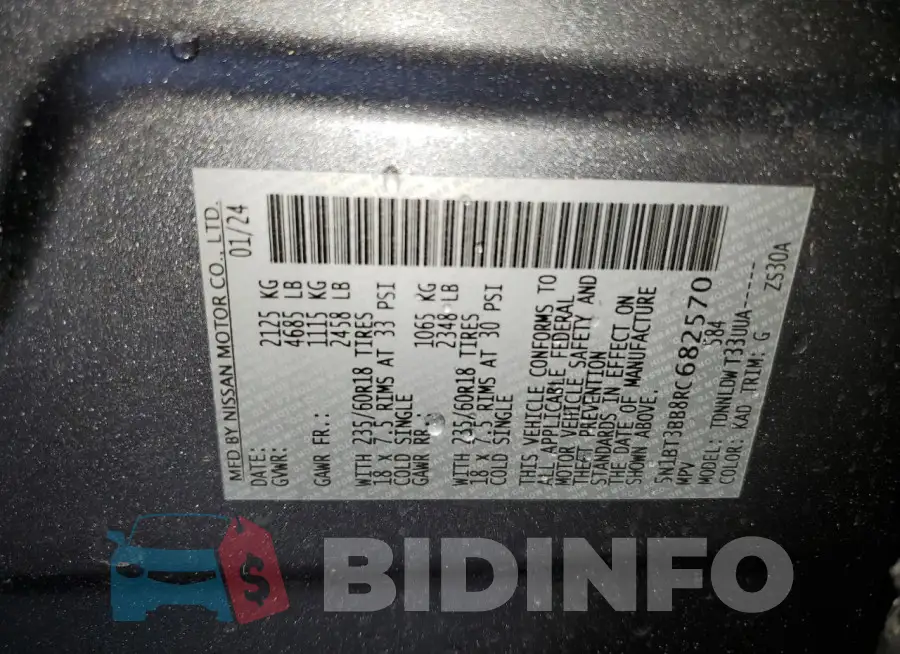 5N1BT3BB8RC682570 Photo# 14