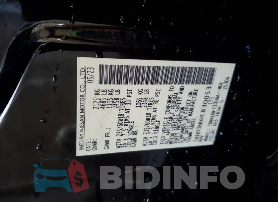 5N1BT3BBXPC830053 Photo# 12