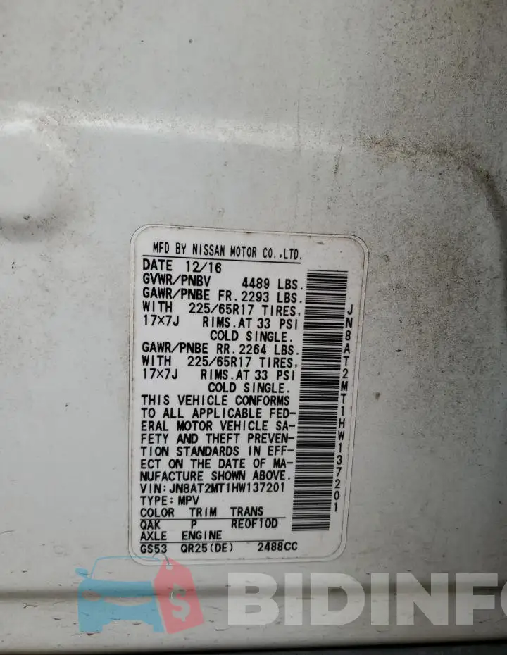 JN8AT2MT1HW137201 Photo# 13