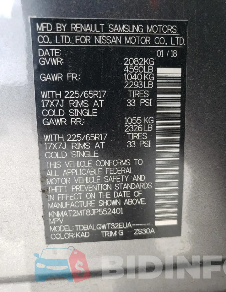 KNMAT2MT8JP552401 Photo# 12