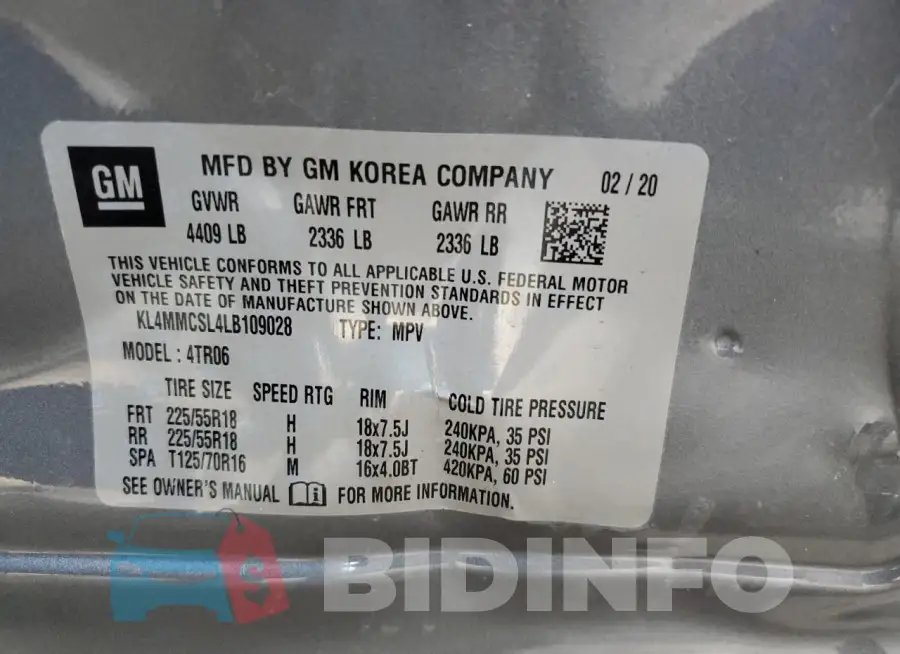 KL4MMCSL4LB109028 Photo# 14