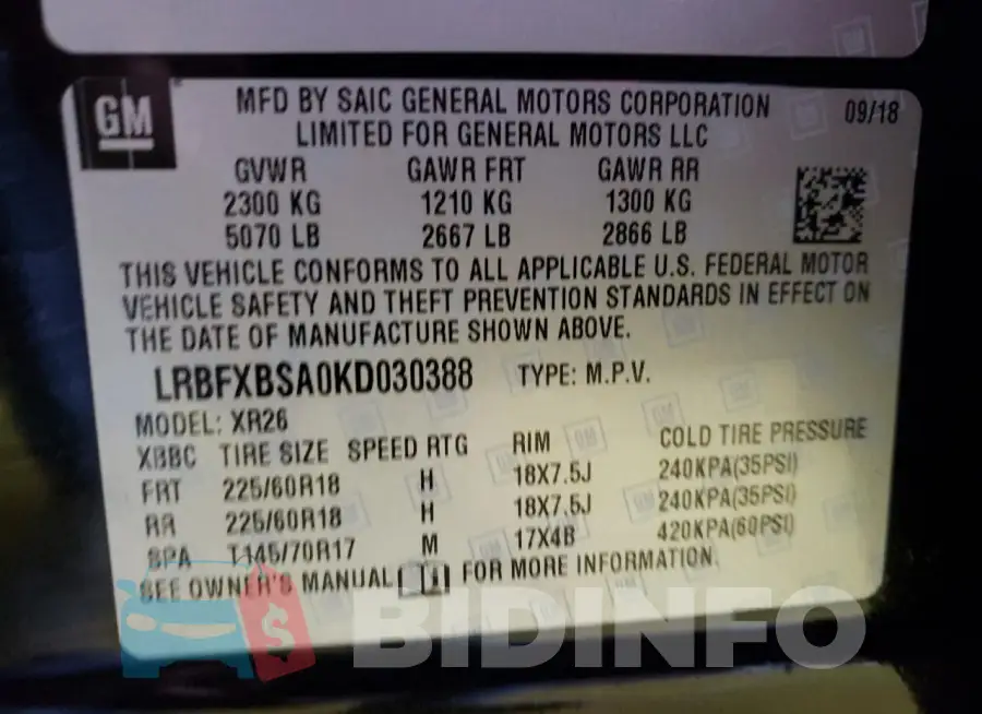 LRBFXBSA0KD030388 Photo# 14