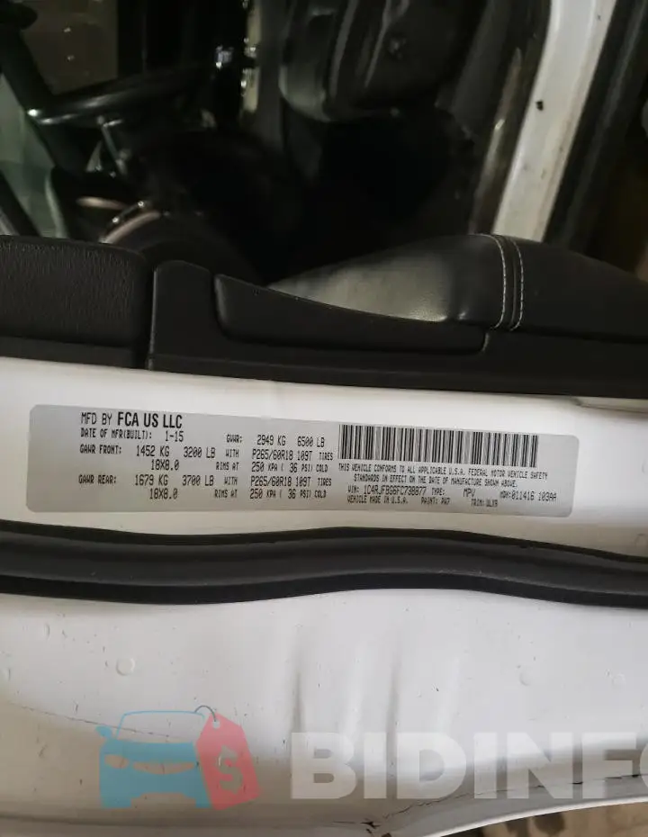 1C4RJFBG6FC738877 Photo# 13