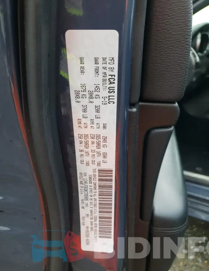 1C4RJFBG9KC785895 Photo# 13