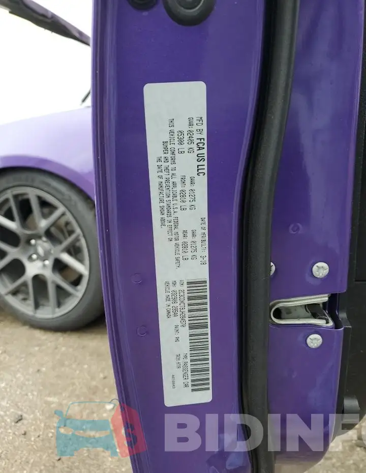 2C3CDXCT9JH284570 Photo# 12