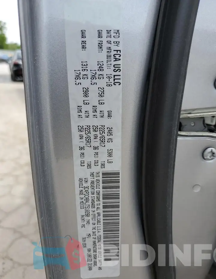 3C4PDCAB4JT510280 Photo# 14